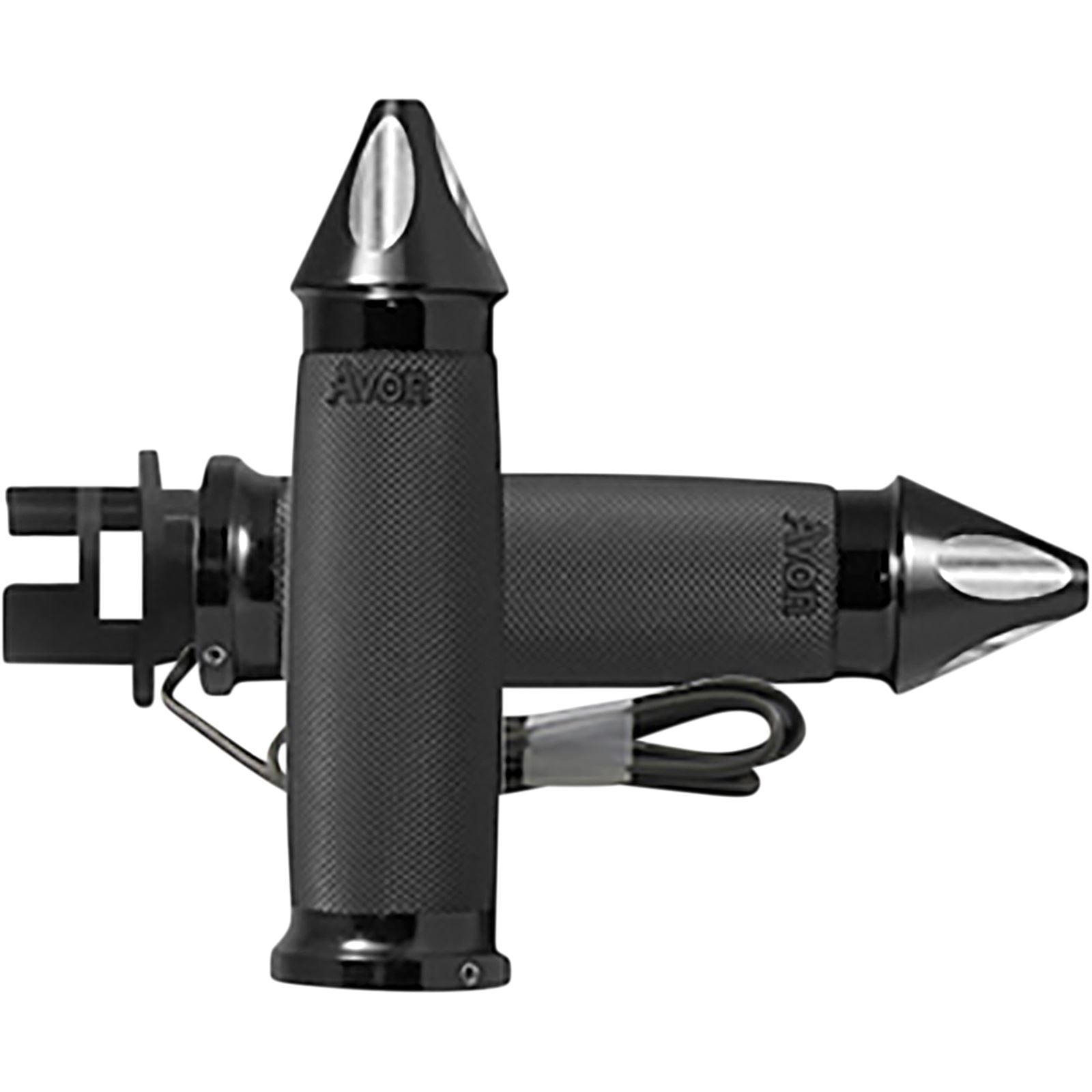 Avon Grips Black Heated Custom Contour Spike Grips for Indian MT-IN-CC-86-S-H_347710