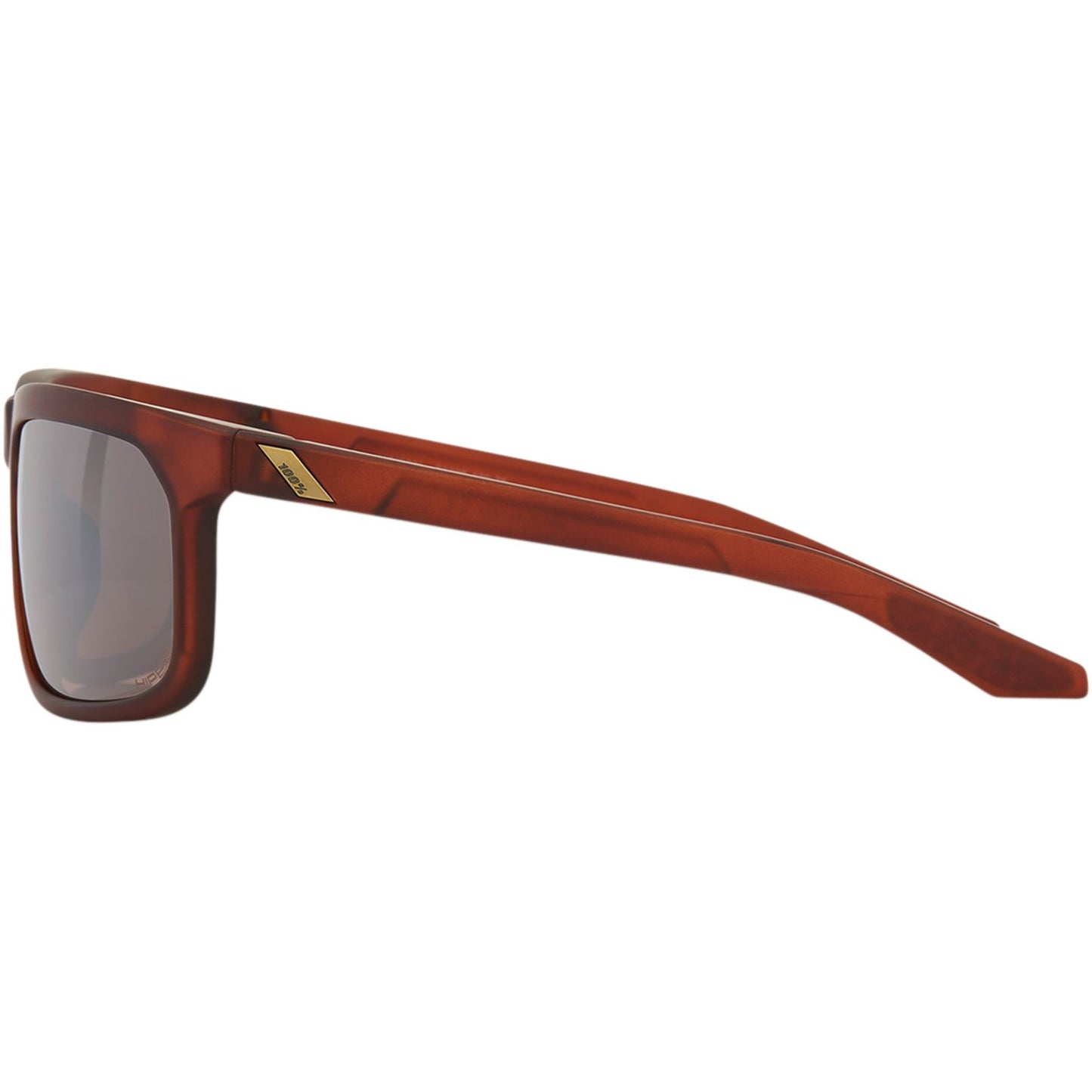 100% Hakan Sunglasses - Rootbeer - Silver Mirror 61036-139-75_317647