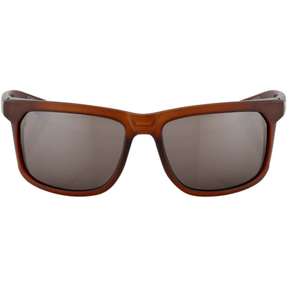100% Hakan Sunglasses - Rootbeer - Silver Mirror 61036-139-75_317648