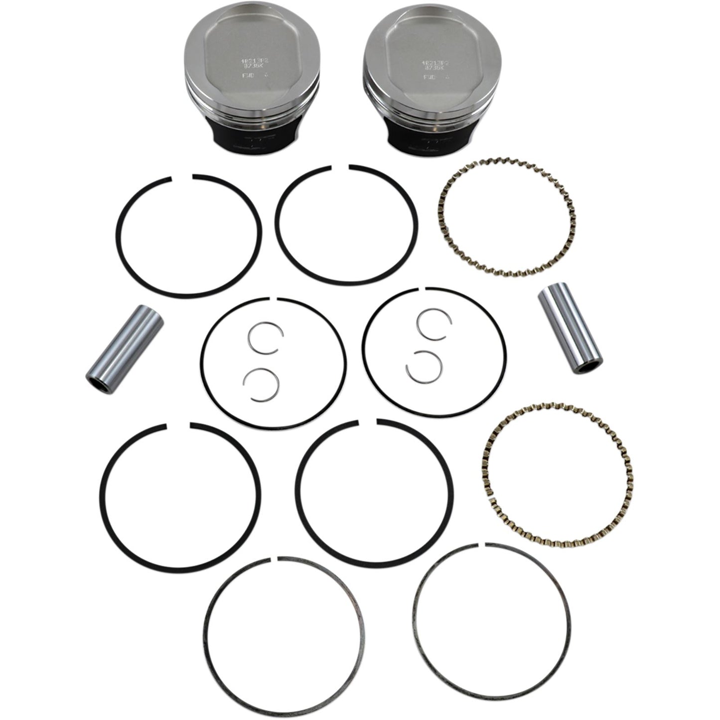 Wiseco - Powersports Tracker Piston Kit 883 To 1200 EVO Sporster 10.5:1 +.020 K0213P2_494628