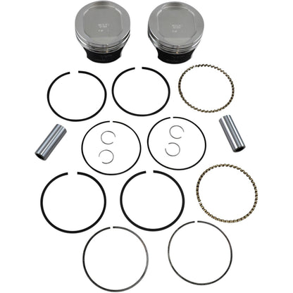 Wiseco - Powersports Tracker Piston Kit 883 To 1200 EVO Sporster 10.5:1 +.020 K0213P2_494628