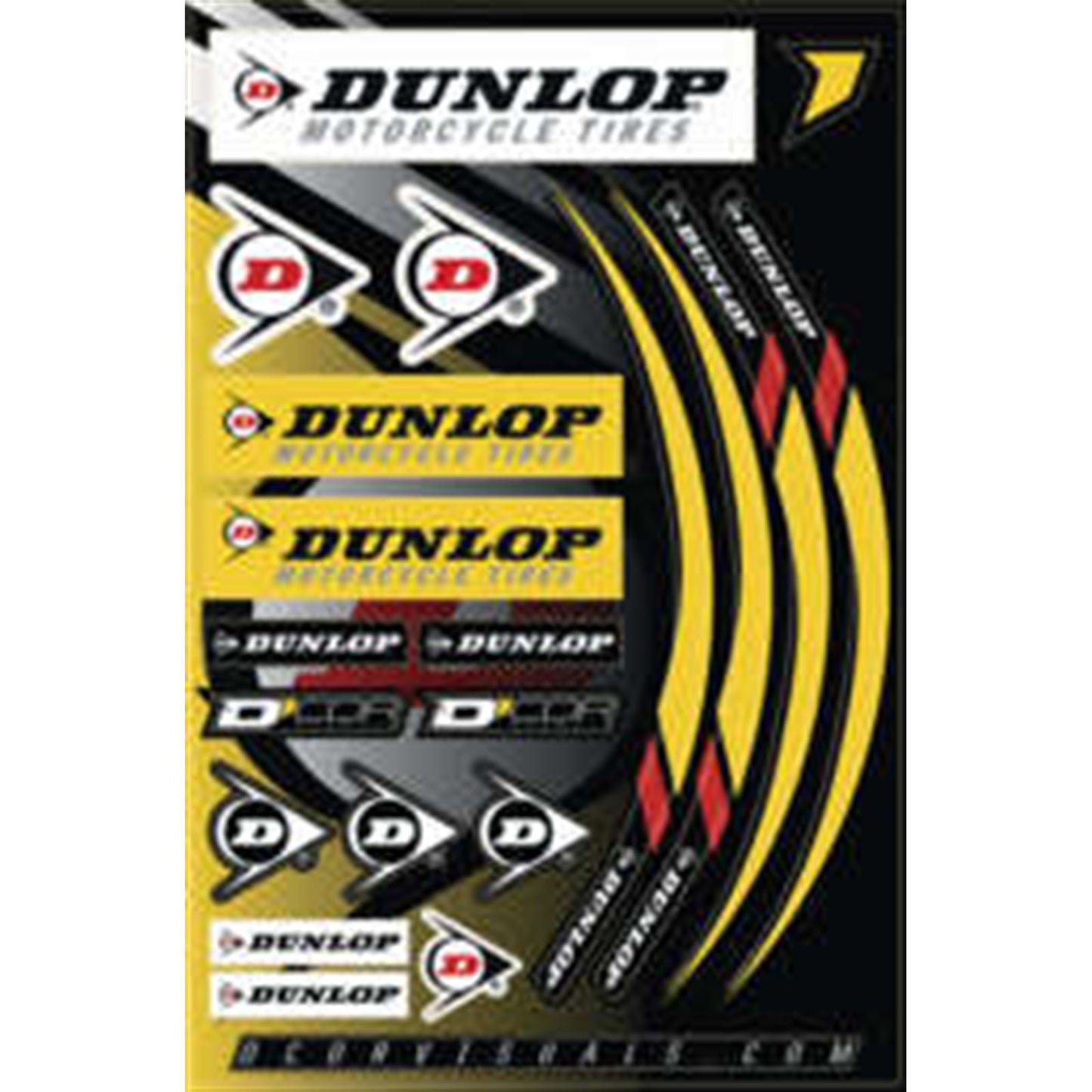 D'Cor Decal Sheet 12 Mil Dunlop Decal Sheet 12 Mil Dunlop [MPN: 40-90-117]_135865
