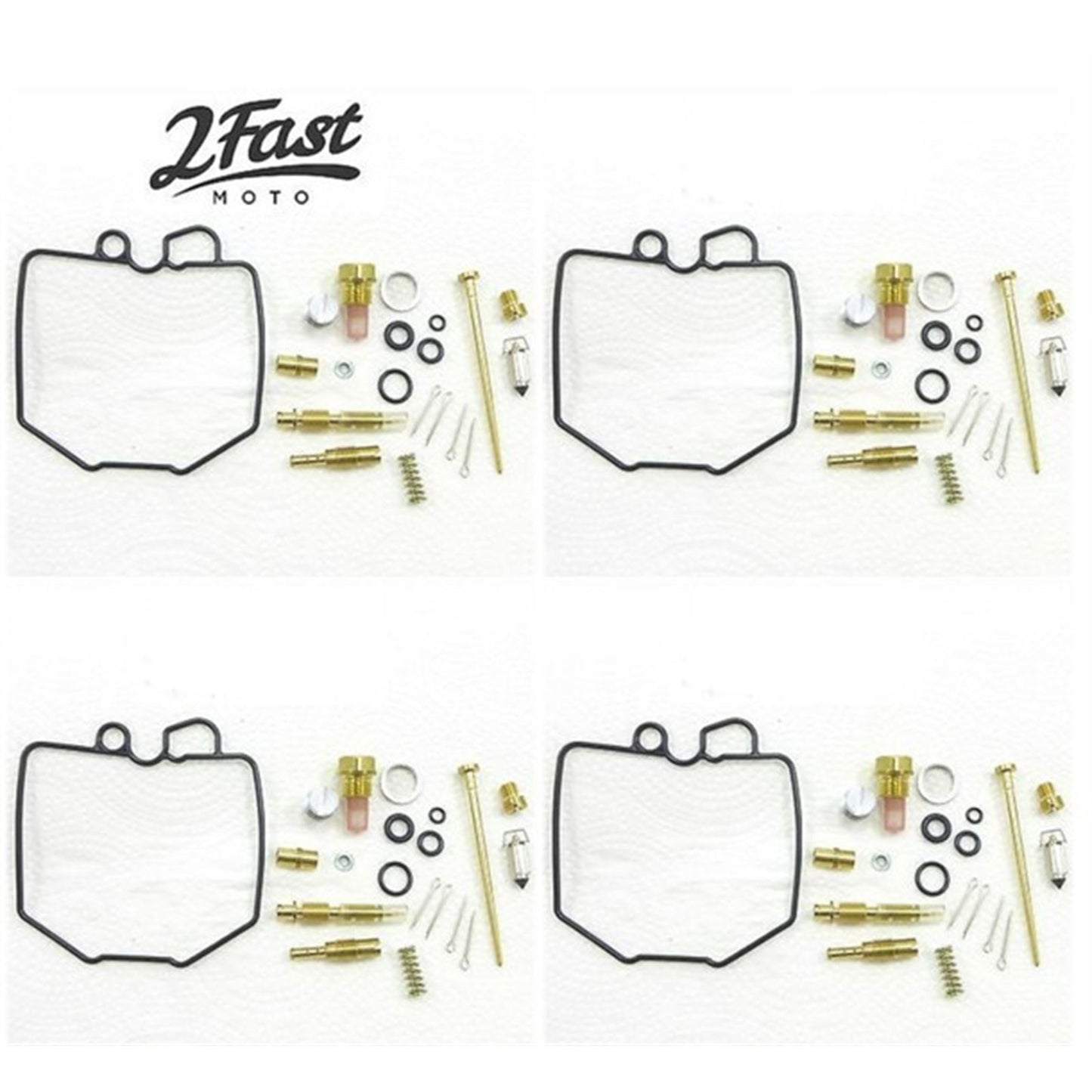 2FastMoto CARBURETOR REBUILD REPAIR KIT 4 PACK FOR HONDA GL1100  25-90975 /  18-2575_971447