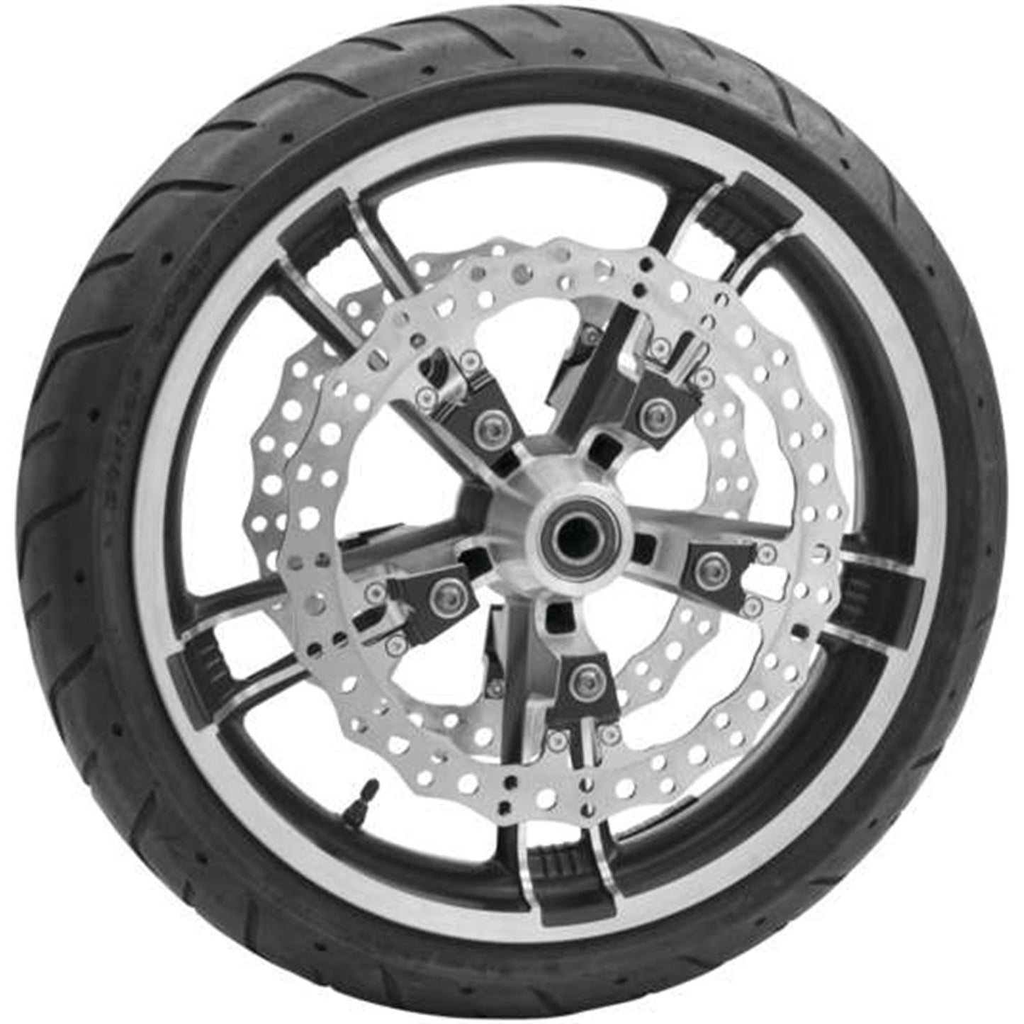 Arlen Ness Jagged Brake Rotor - 14" Left - Touring 02-950_135936