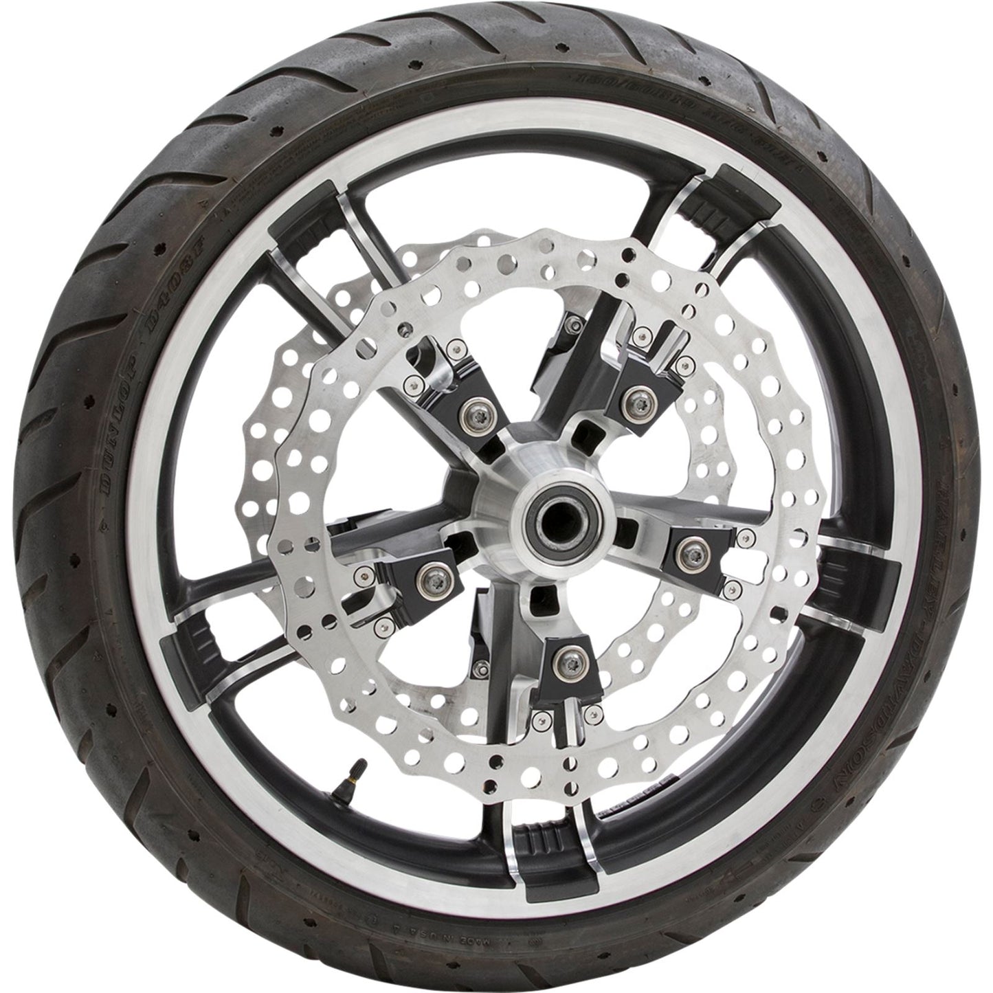 Arlen Ness Jagged Brake Rotor - 14" Left - Touring 02-950_345107