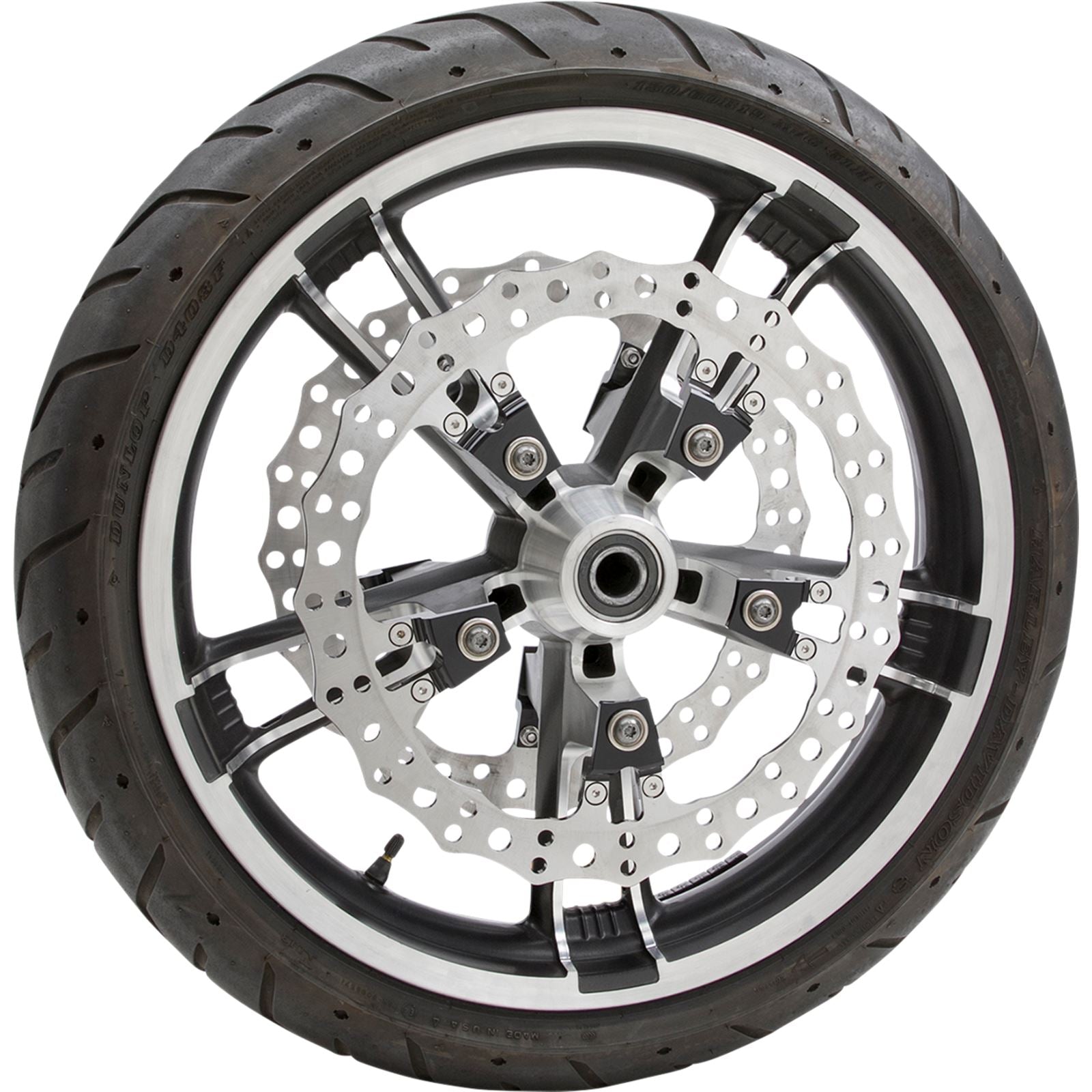 Arlen Ness Jagged Brake Rotor - 14" Left - Touring 02-950_345107