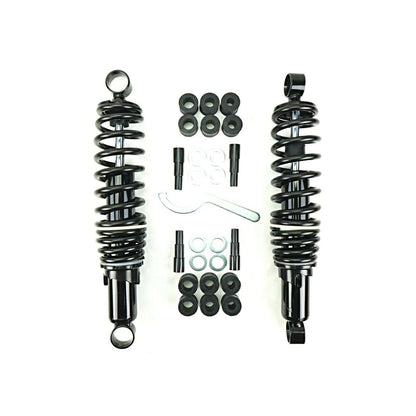 2FastMoto Shock Absorbers - 300mm Black Body Double Spring Eye-to-Eye No Shroud 06-36086B_630724