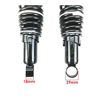 2FastMoto Shock Absorbers - 300mm Black Body Double Spring Eye-to-Eye No Shroud 06-36086B_630727