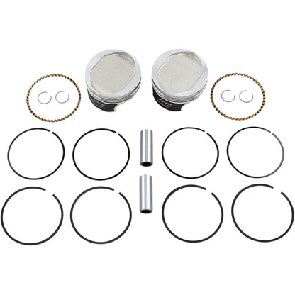 Wiseco - Powersports Tracker Piston Kit 883 To 1200 EVO Sporster 9.5:1 +.030 K0212P3_494625