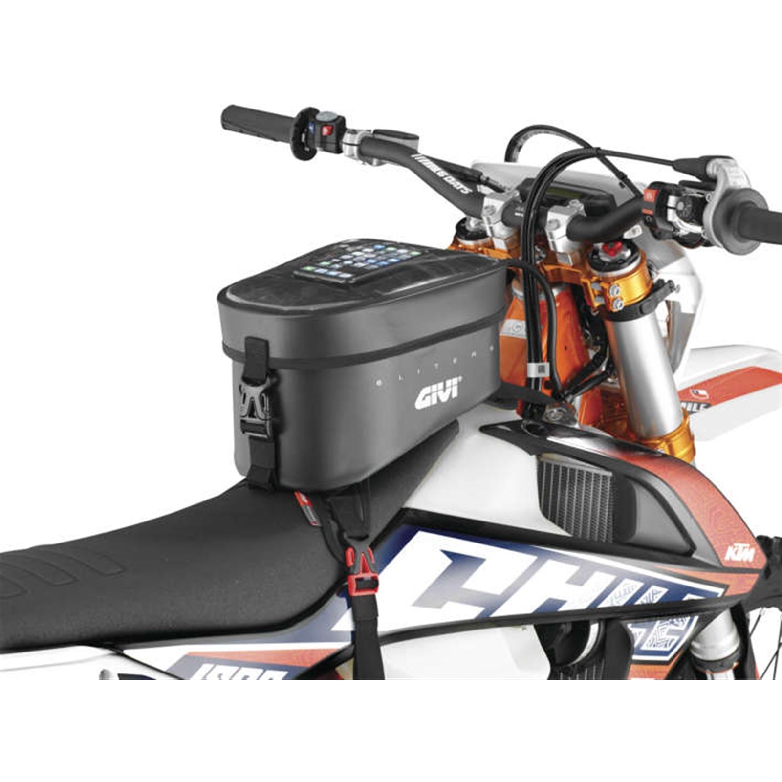 Givi GRT716 Waterproof Tankbag 10 Liter Strap Mount Only GRT716_988778