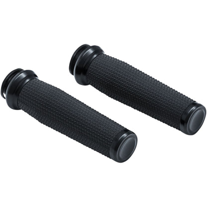 Kuryakyn Black Thresher Grips for '18+ Indian 5961_410974