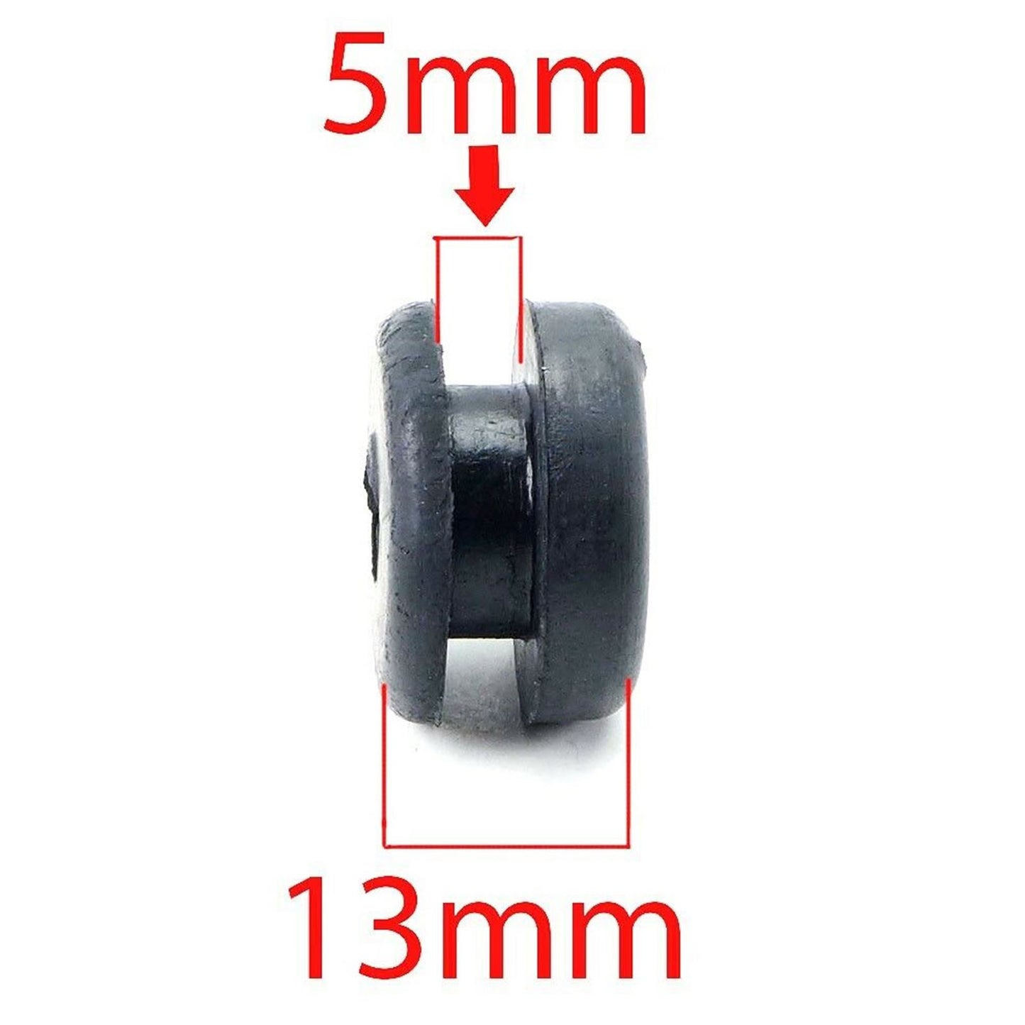 2FastMoto 2 Pack Motorcycle Rubber Grommet Mount Set Side Cover Fender 90480-12053_629255