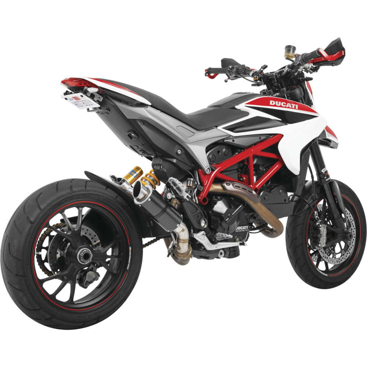 Hotbodies MGP Stinger Slip-On Exhaust for Ducati - Carbon Fiber [MPN: 31302-2405]_136255