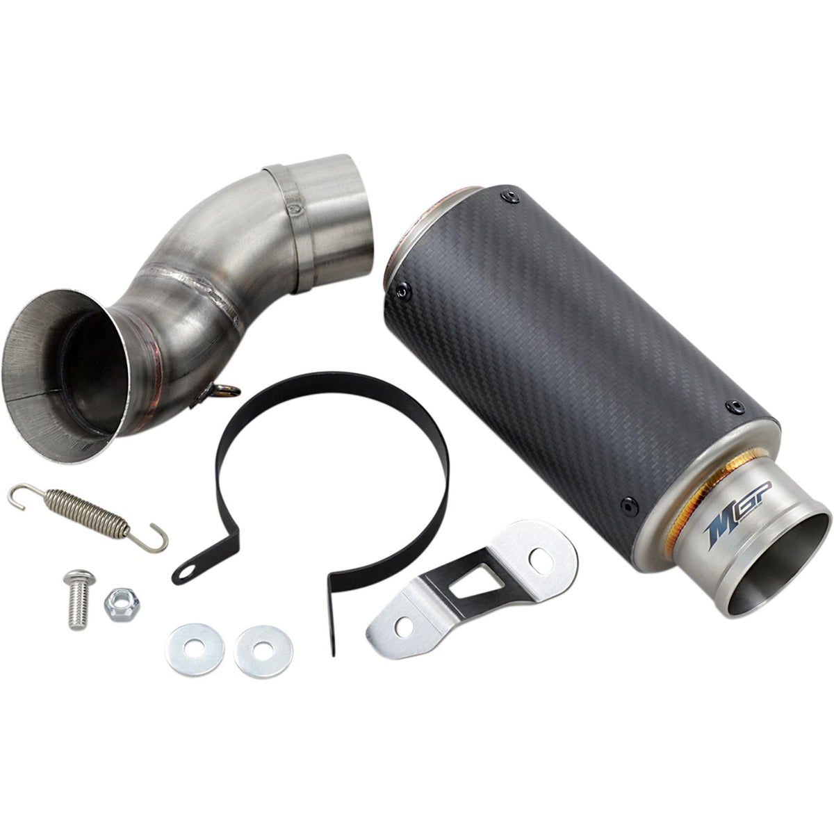 Hotbodies MGP Stinger Slip-On Exhaust for Ducati - Carbon Fiber [MPN: 31302-2405]_395170