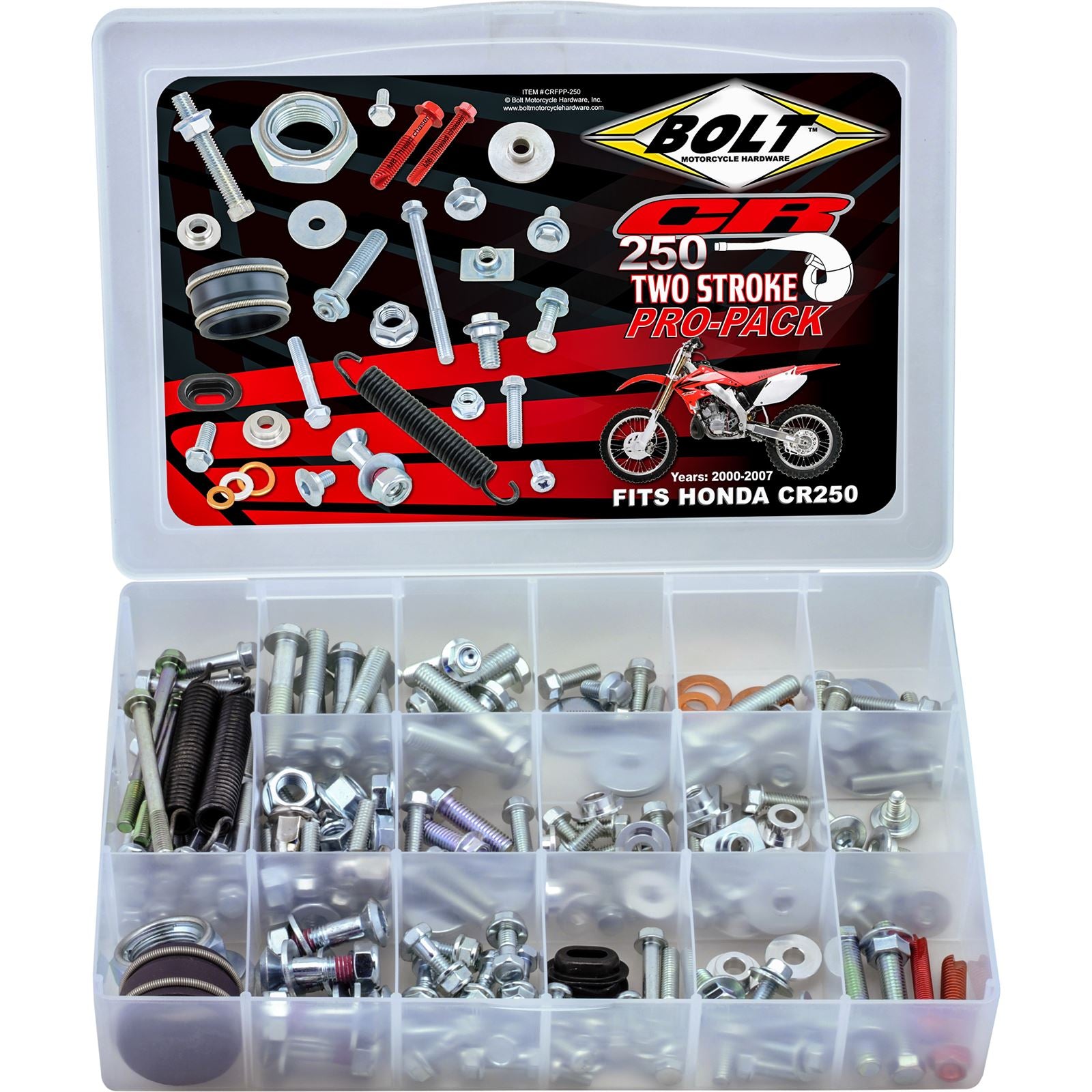 Bolt MC Hardware Pro-Pack for Honda CR250 CRPP-250_136265