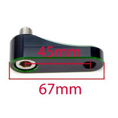 2FastMoto Pair 10mm Green Mirror Riser Extender Universal Fit  Motorcycle  12-2245gr_629617