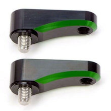 2FastMoto Pair 10mm Green Mirror Riser Extender Universal Fit  Motorcycle  12-2245gr_629616