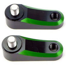 2FastMoto Pair 10mm Green Mirror Riser Extender Universal Fit  Motorcycle  12-2245gr_629615
