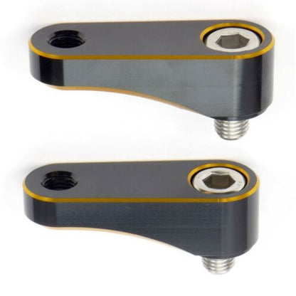 2FastMoto Pair 10mm Gold Mirror Riser Extender Universal Fit  Motorcycle  12-2245g_937150