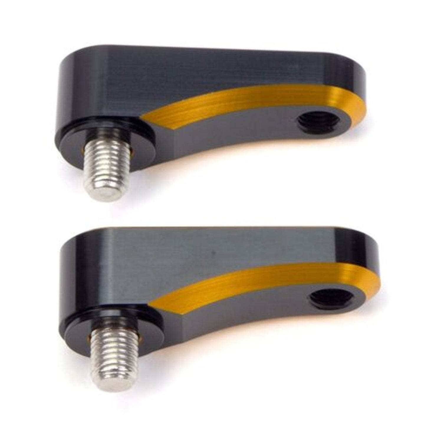 2FastMoto Pair 10mm Gold Mirror Riser Extender Universal Fit  Motorcycle  12-2245g_937152