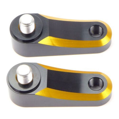 2FastMoto Pair 10mm Gold Mirror Riser Extender Universal Fit  Motorcycle  12-2245g_937153