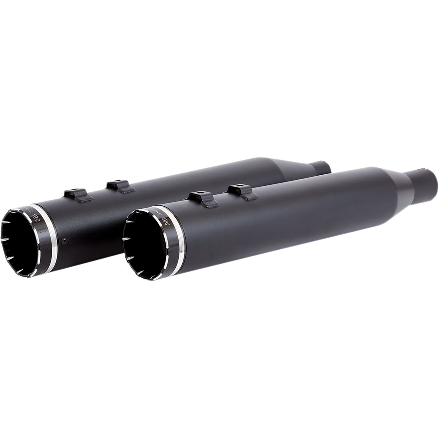 Khrome Werks 4.5" Mufflers - Black - Tracer - '17+ Touring [MPN: 202835]_406694