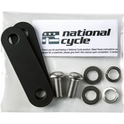 National Cycle Footrest Mount/Pair Black 76mm Comfort Bar GL1800 BAG#4015-76MM_136313