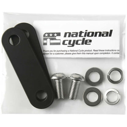 National Cycle Footrest Mount/Pair Black 76mm Comfort Bar GL1800 BAG#4015-76MM_136314