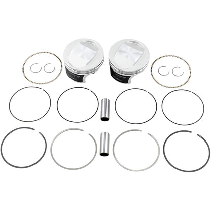 Wiseco - Powersports Tracker Piston Kit 88 To 95 4.000" Stroke 10.5:1 +.010 K0208P1_494616