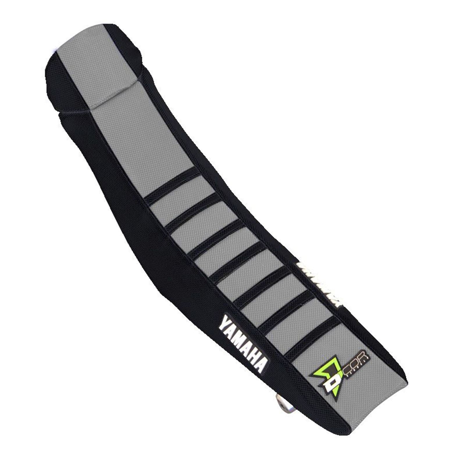 D'Cor Seat Cover Black/Grey Black Ribs YZF250/450 [MPN: 30-50-479]_136442