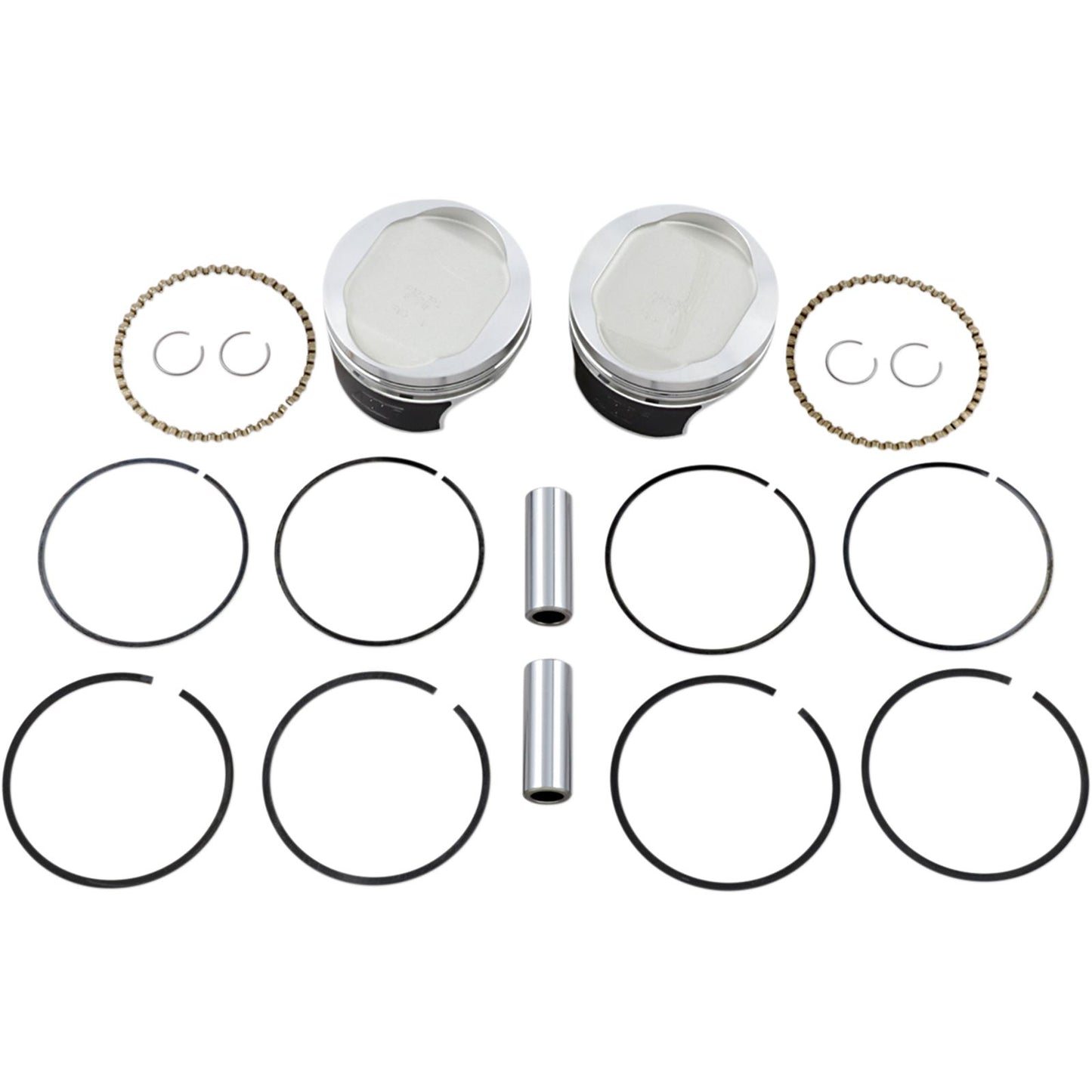 Wiseco - Powersports Tracker Piston Kit 883 To 1200 EVO Sporster 10.5:1 +.010 K0213P1_494627