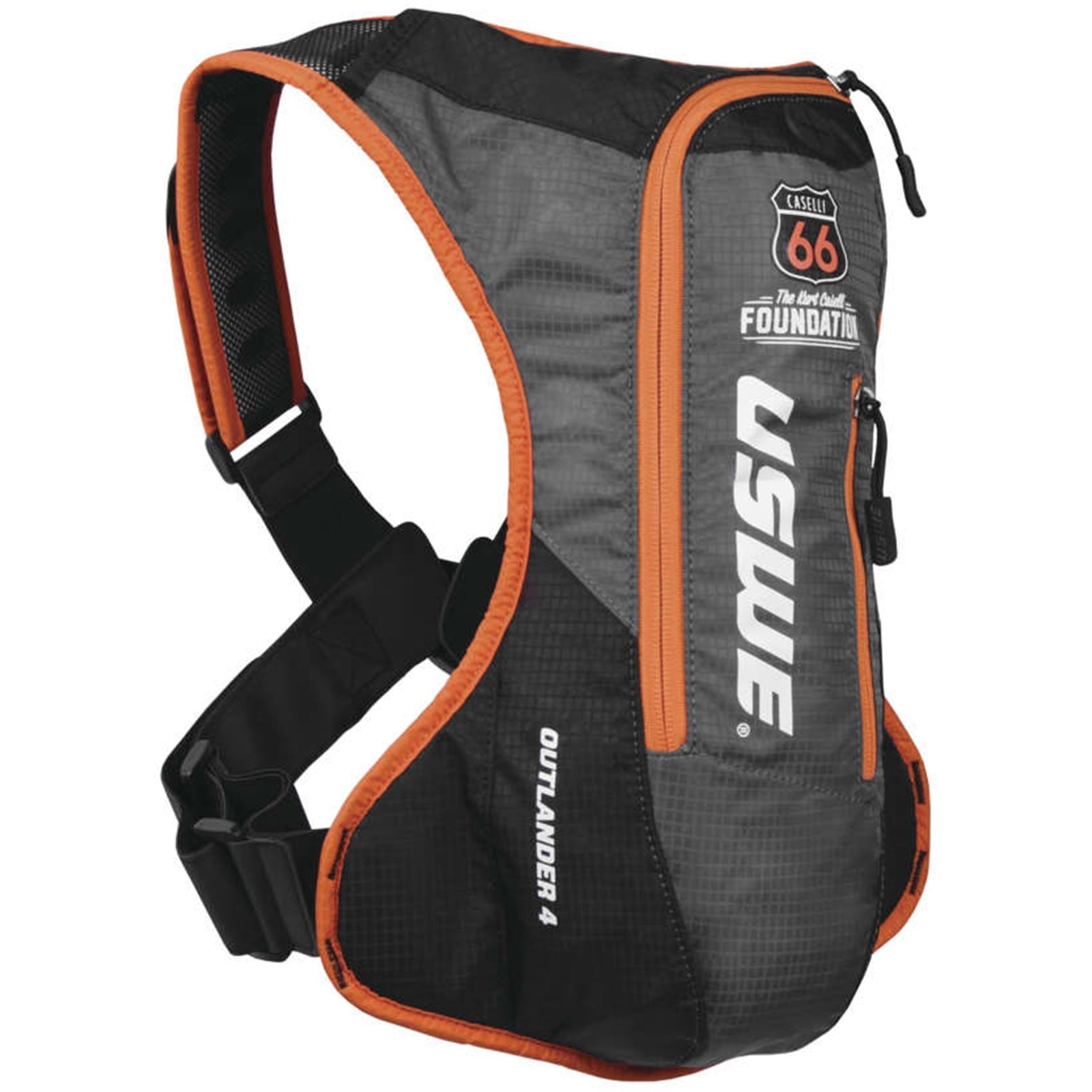 UsWe KC66 Outlander 4 LE Hydration Pack - Black/Grey/Orange - 4/Liter [MPN: 2046666]_136561