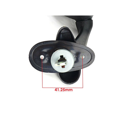 2FastMoto  Pair of Round Spring Type Snowmobile Mirrors for Polaris K12-165-01_860085