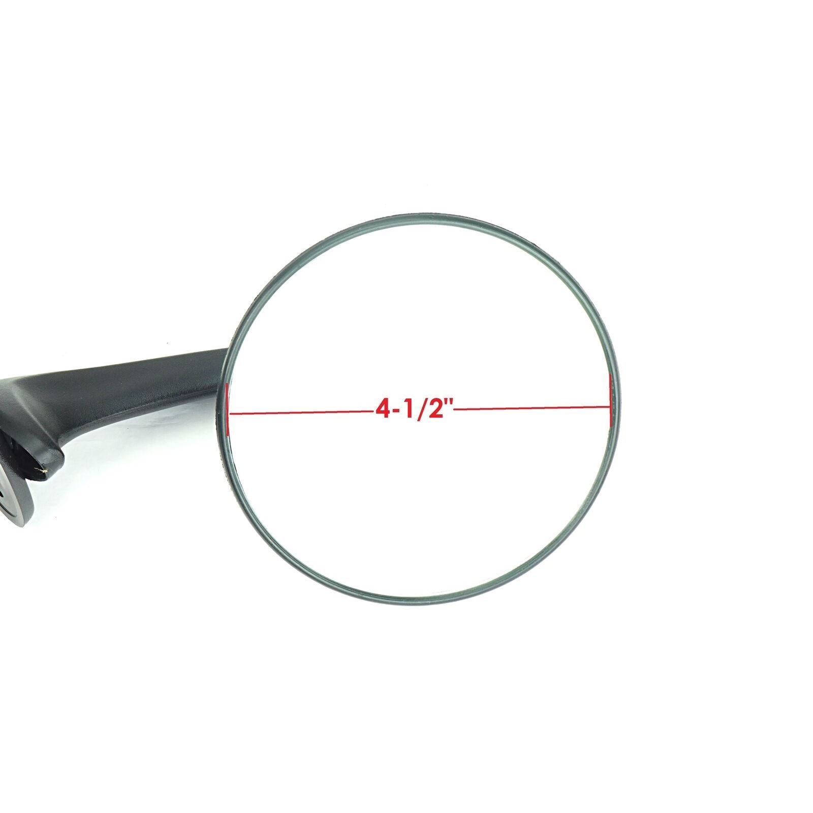 2FastMoto  Pair of Round Spring Type Snowmobile Mirrors for Polaris K12-165-01_860086