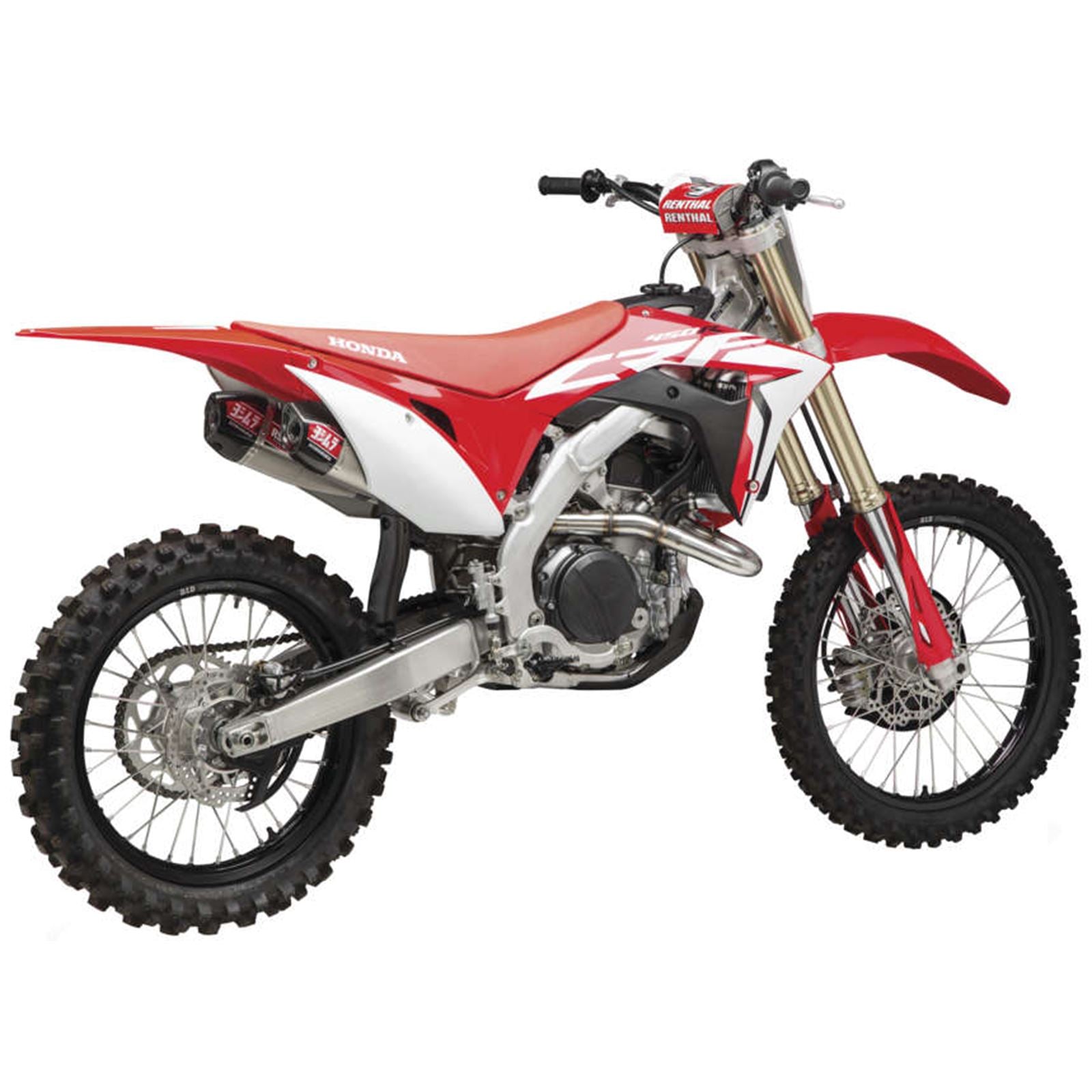 Yoshimura RS-9T Header/Canister/End Cap Exhaust Dual System SS-AL-CF 225840R520_987243