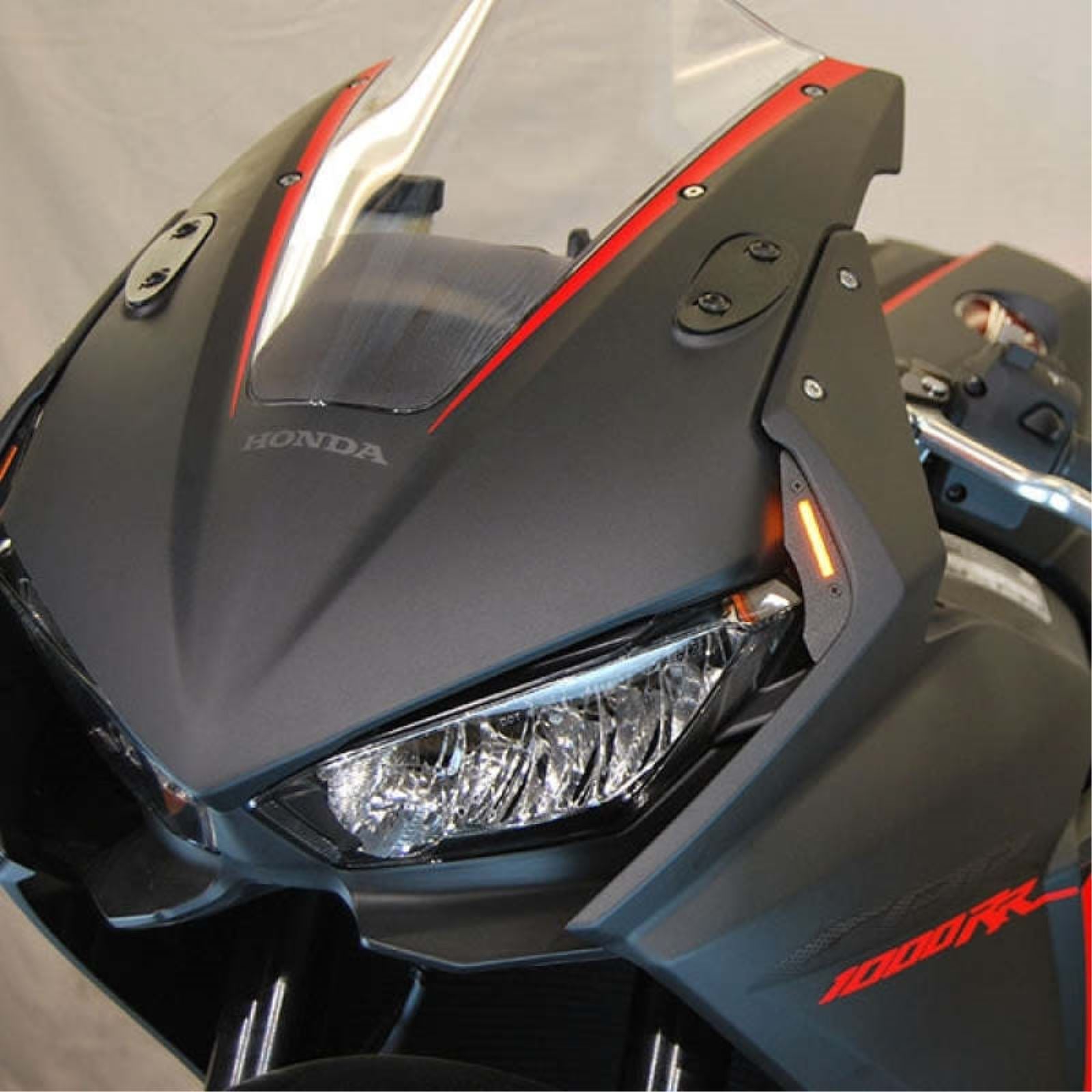 New Rage Cycle Front Signals - Black for 17+ Honda CBR 1000RR [MPN: CBR1000-FB]_1461994