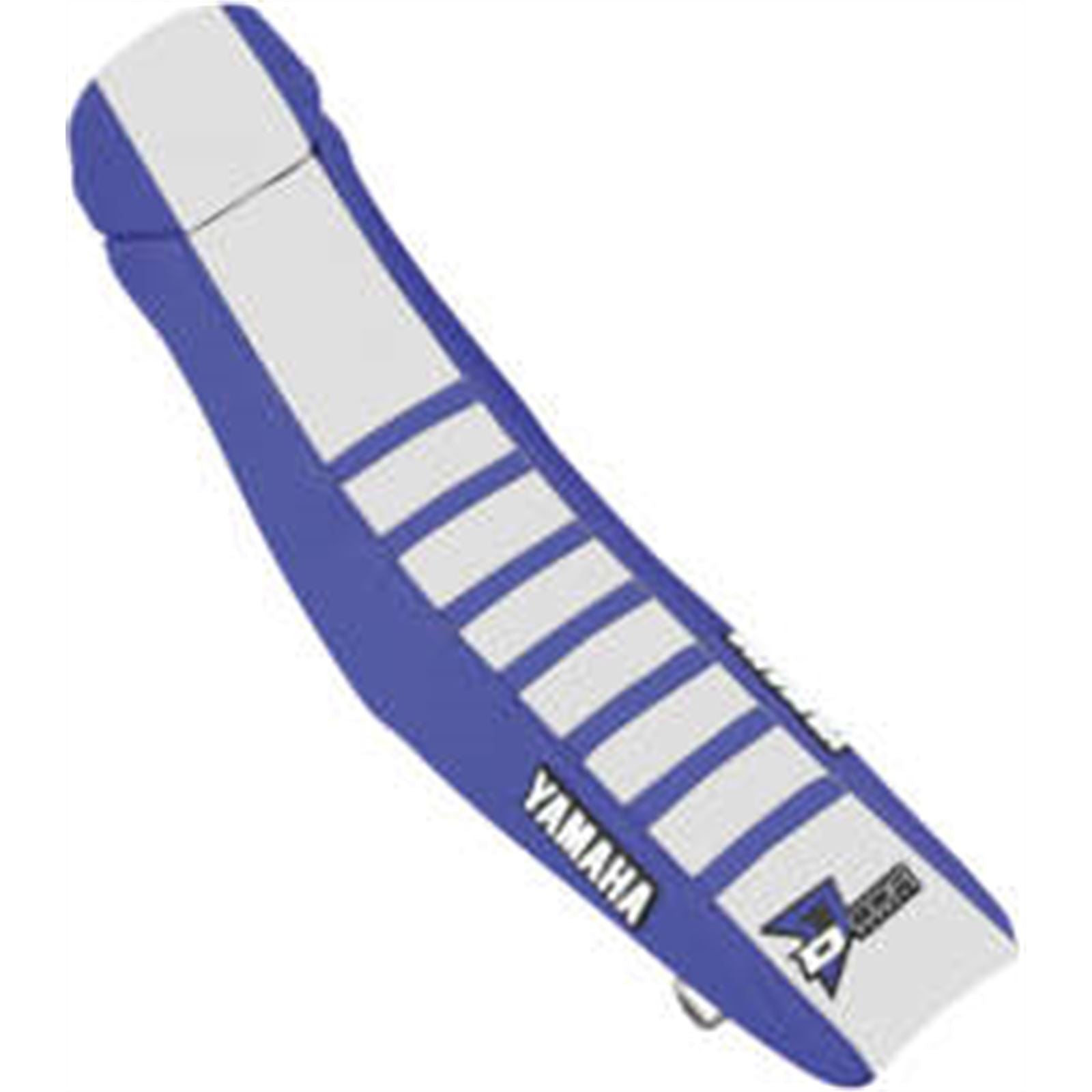 D'Cor Seat Cover Blue/White Blue Ribs YZ 125/250 [MPN: 30-50-131]_136616