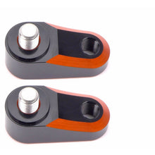 2FastMoto Pair Of 10mm Orange Universal Rear View Mirror Riser Extenders 12-22460O_636980