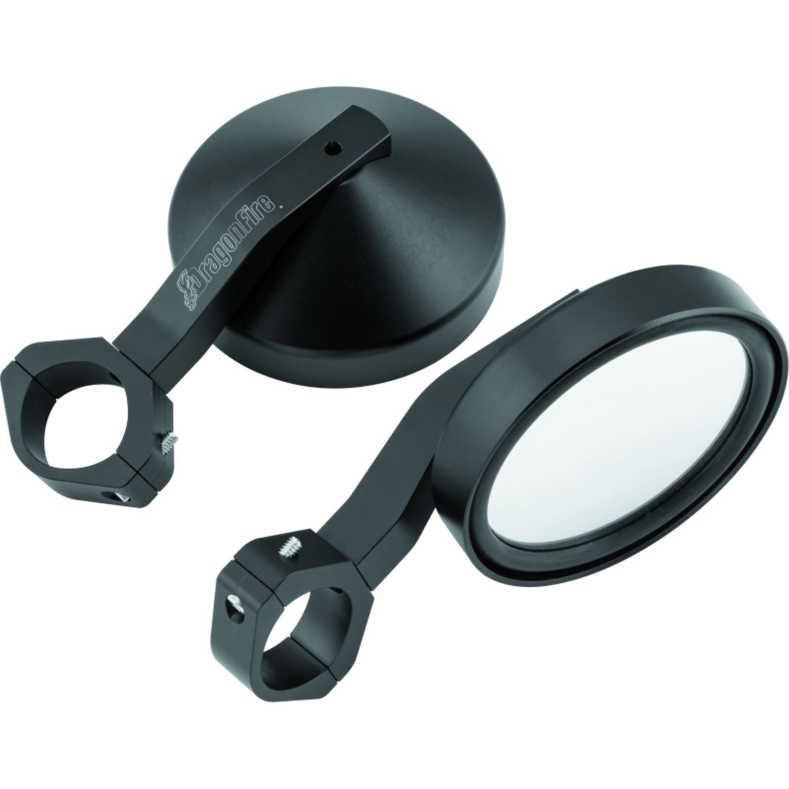 DragonFire Racing SS Side View Mirrors 1.75" to 2" Clamp 04-0806_1513652