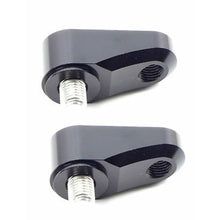 2FastMoto Pair Universal Motorcycle Mirror Extenders Adapters 10mm Holder Black 12-2246Bx2_634408
