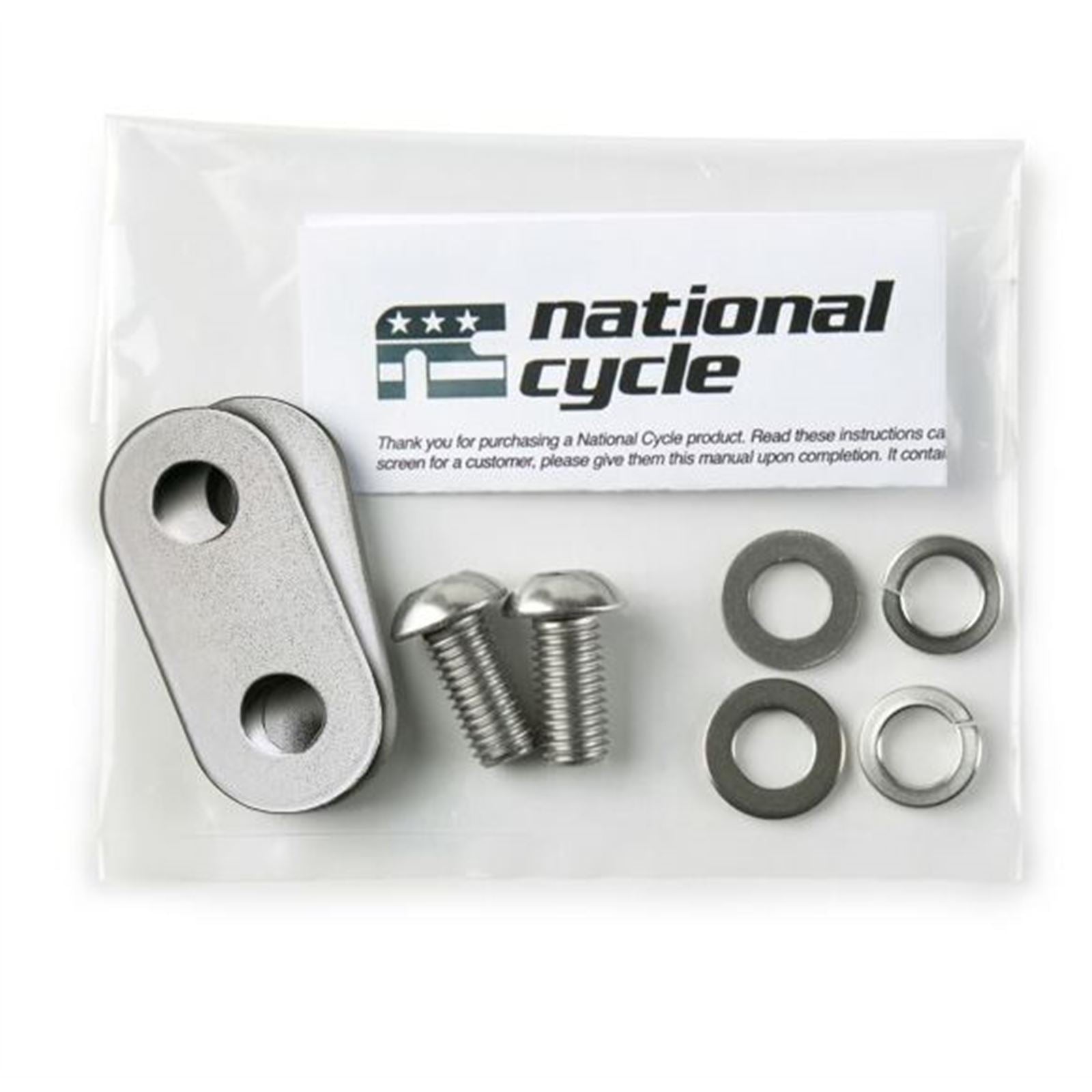 National Cycle Footrest Mount/Pair Stainless 38mm Comfort Bar GL1800 BAG#4014-38MM_768620