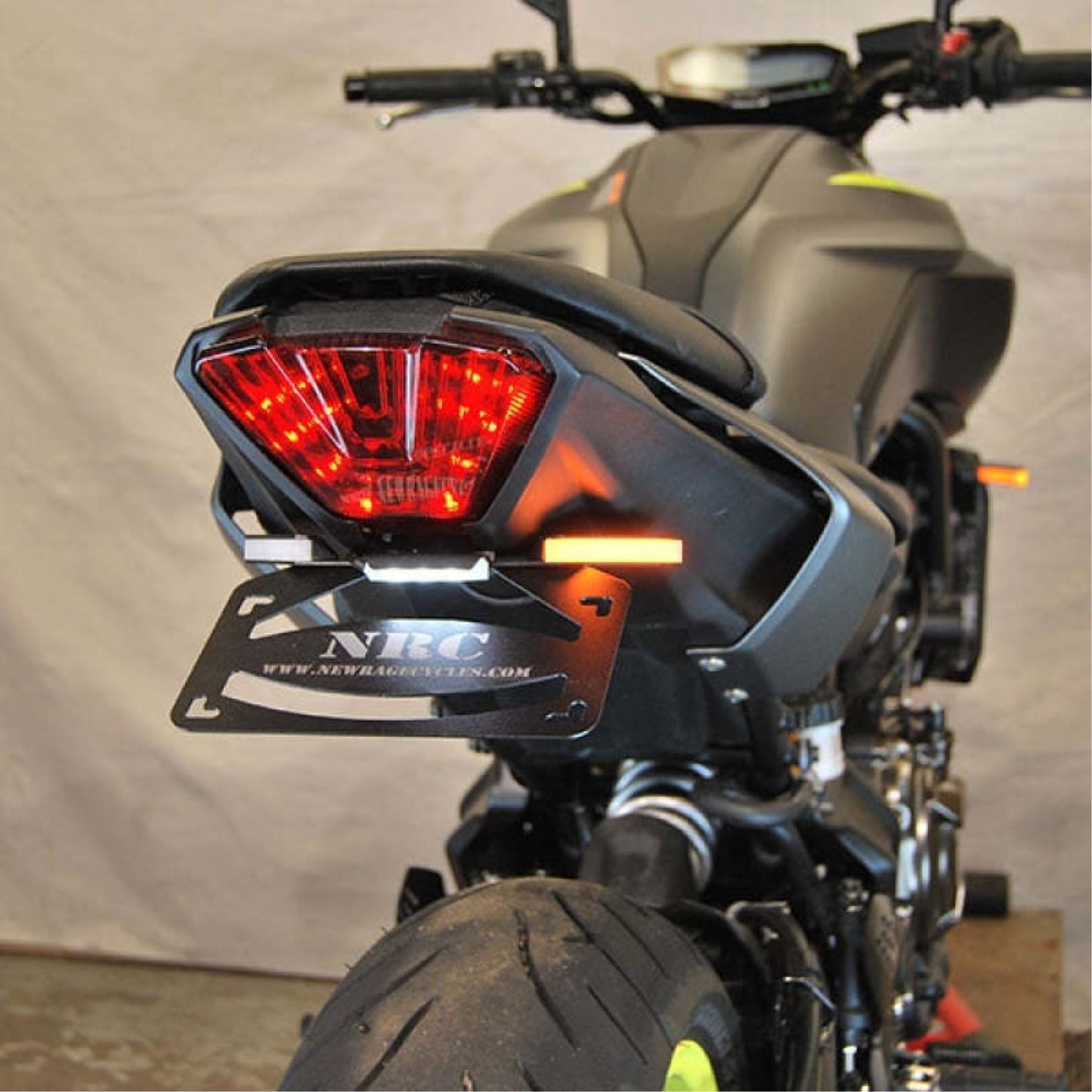 New Rage Cycle Fender Eliminator Kit - Black for 18-20 Yamaha MT-07 [MPN: MT07-FE-S]_1462090