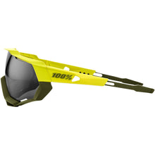 100% Speedtrap Sunglasses - Yellow - Black Mirror Lens 61023-004-61_317536