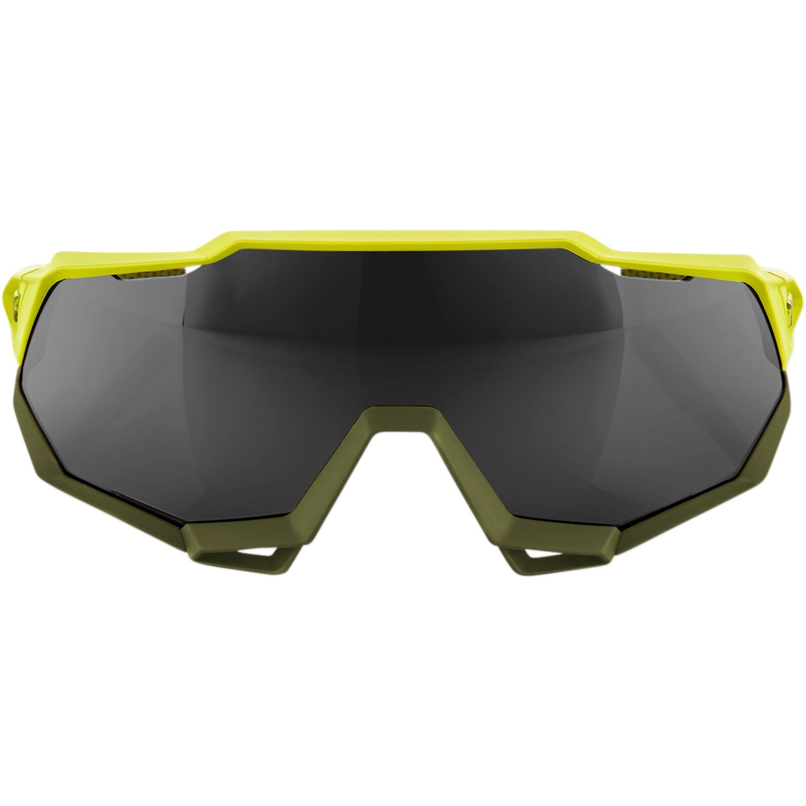 100% Speedtrap Sunglasses - Yellow - Black Mirror Lens 61023-004-61_317537