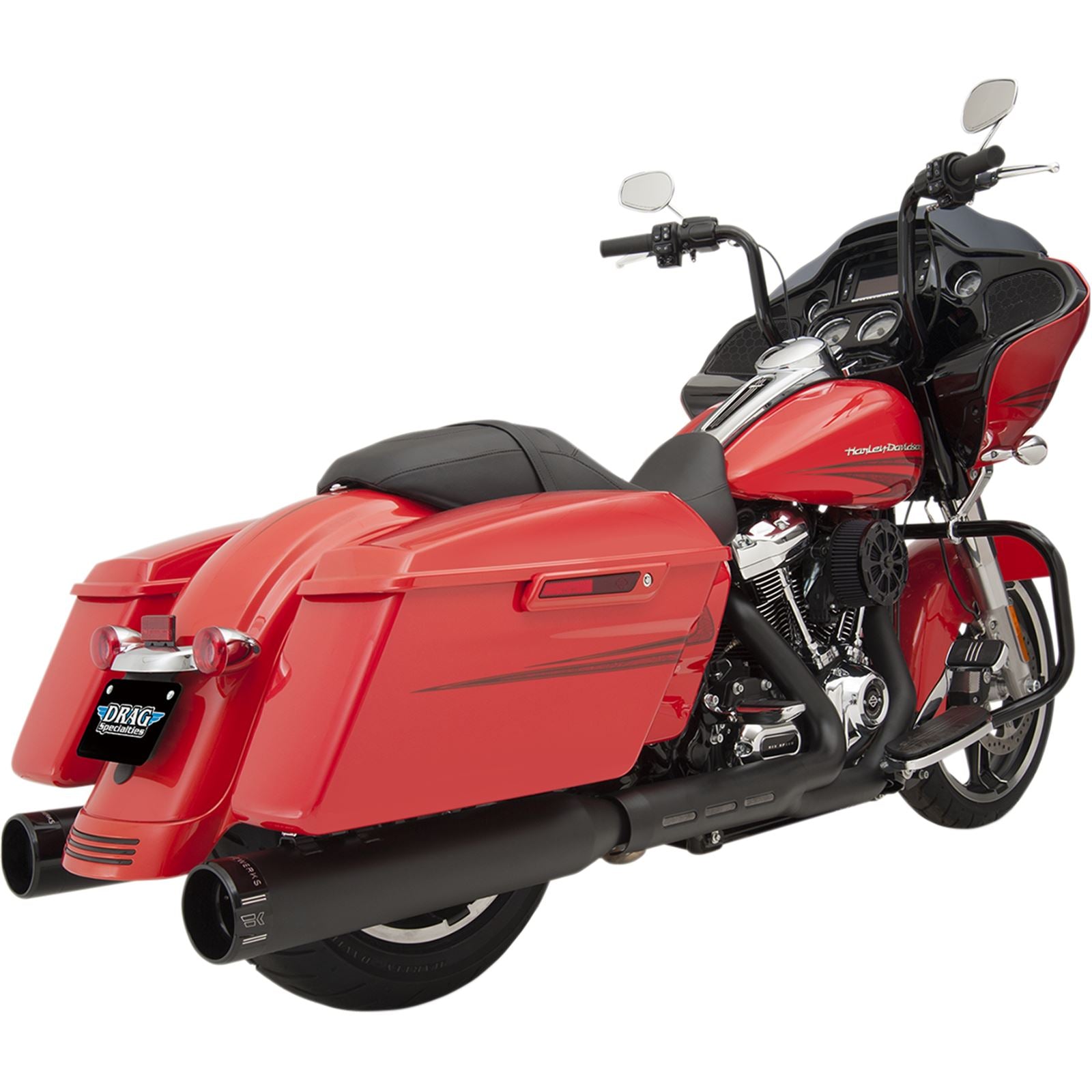 Khrome Werks 4.5" Mufflers - Black - Klassic - '17+ Touring [MPN: 202825]_406674