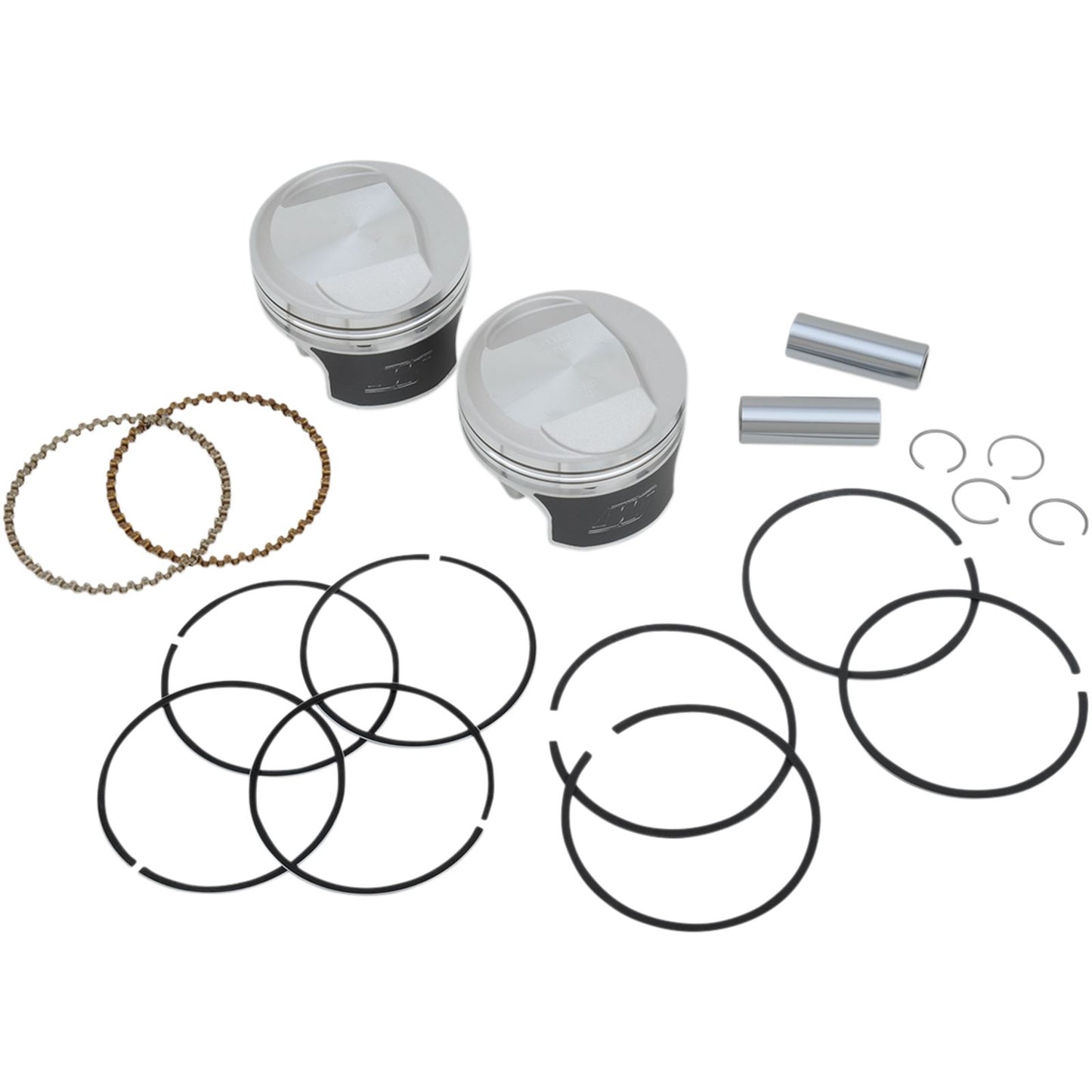 Wiseco - Powersports Tracker Piston Kit EVO Dome Big Twin 1340 10:1 +.030 K0216P3_494638