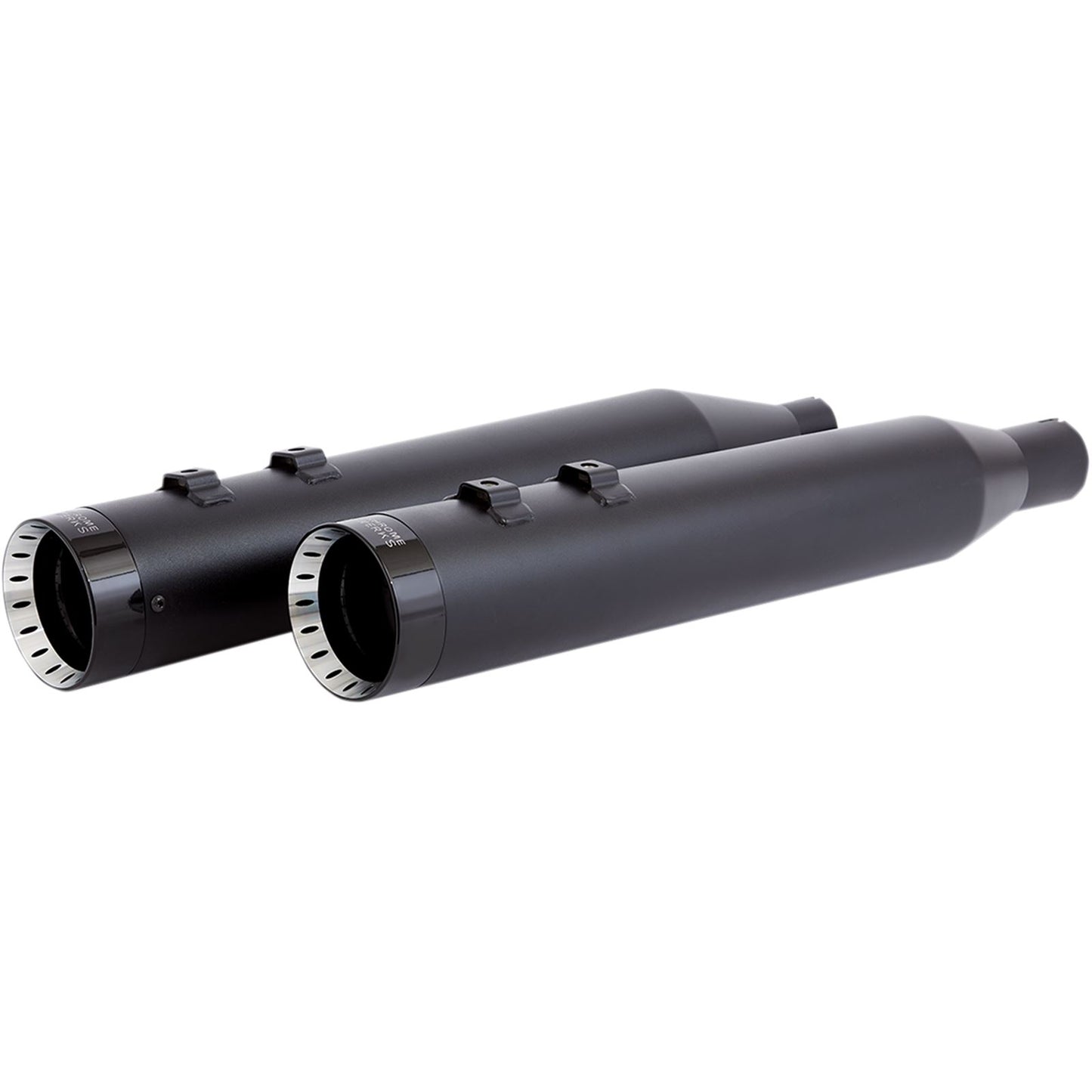 Khrome Werks 4.5" Mufflers - Black - Turbine - '17+ Touring [MPN: 202870]_406692
