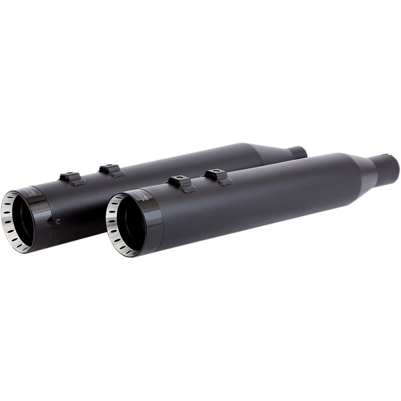 Khrome Werks 4.5" Mufflers - Black - Turbine - '17+ Touring [MPN: 202870]_406692