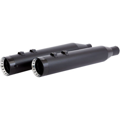 Khrome Werks 4.5" Mufflers - Black - Turbine - '17+ Touring [MPN: 202870]_406692
