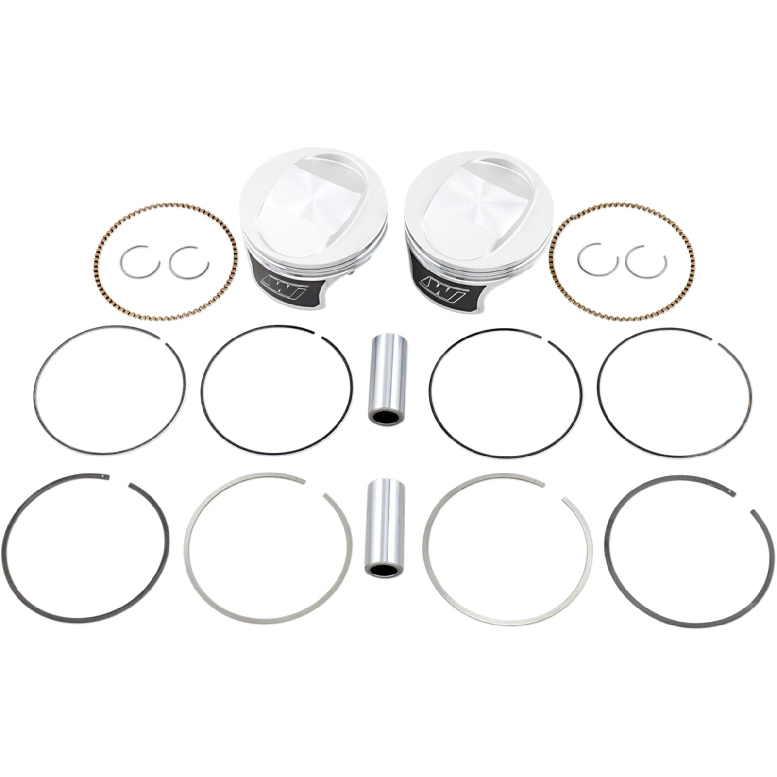 Wiseco - Powersports Tracker Piston Kit 88 To 95 4.000" Stroke 10.5:1 Standard K0208PS_494615